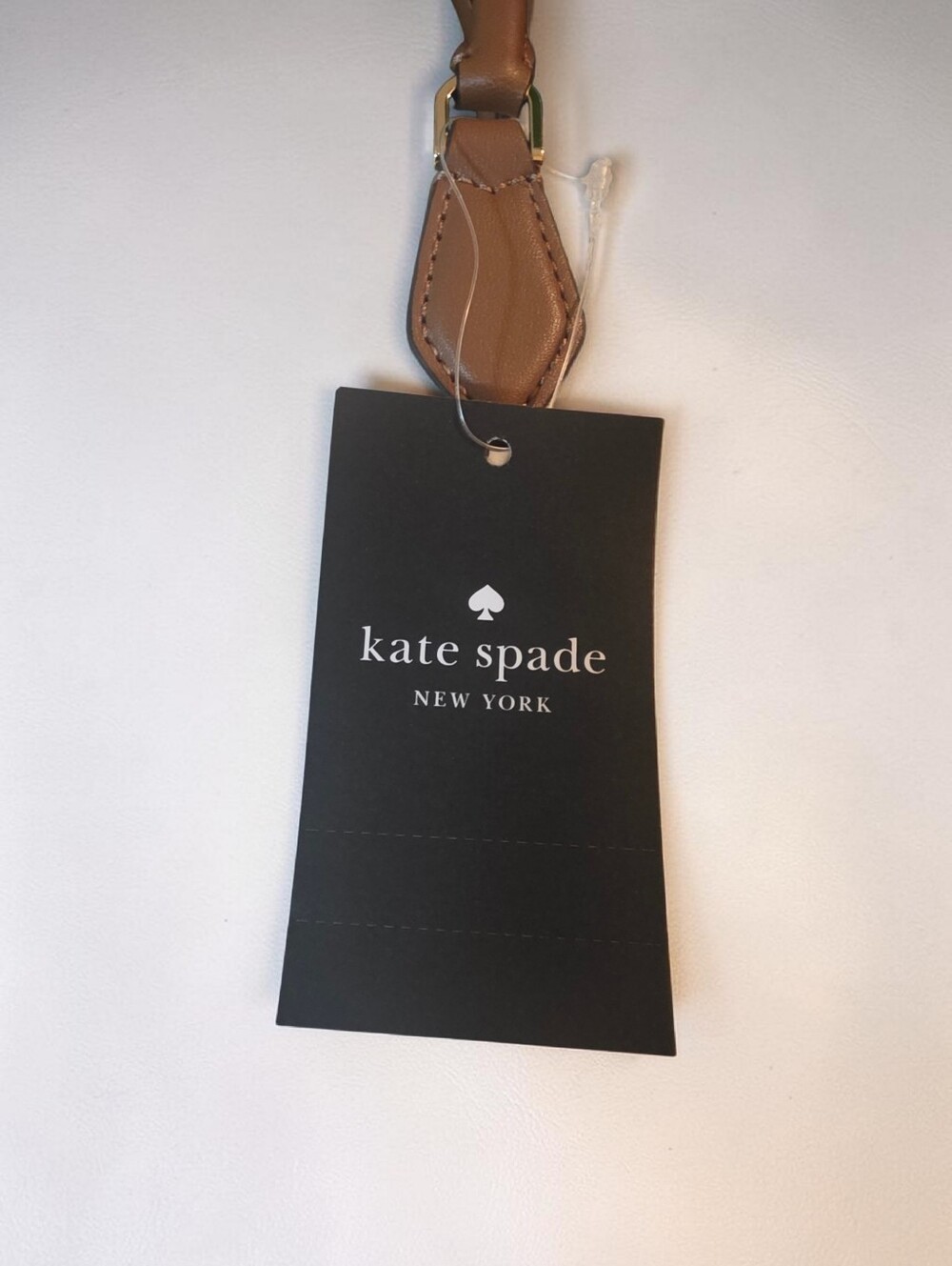 kate spade Brown & Cream Mini Satchel with Logo - Picture 8 of 9